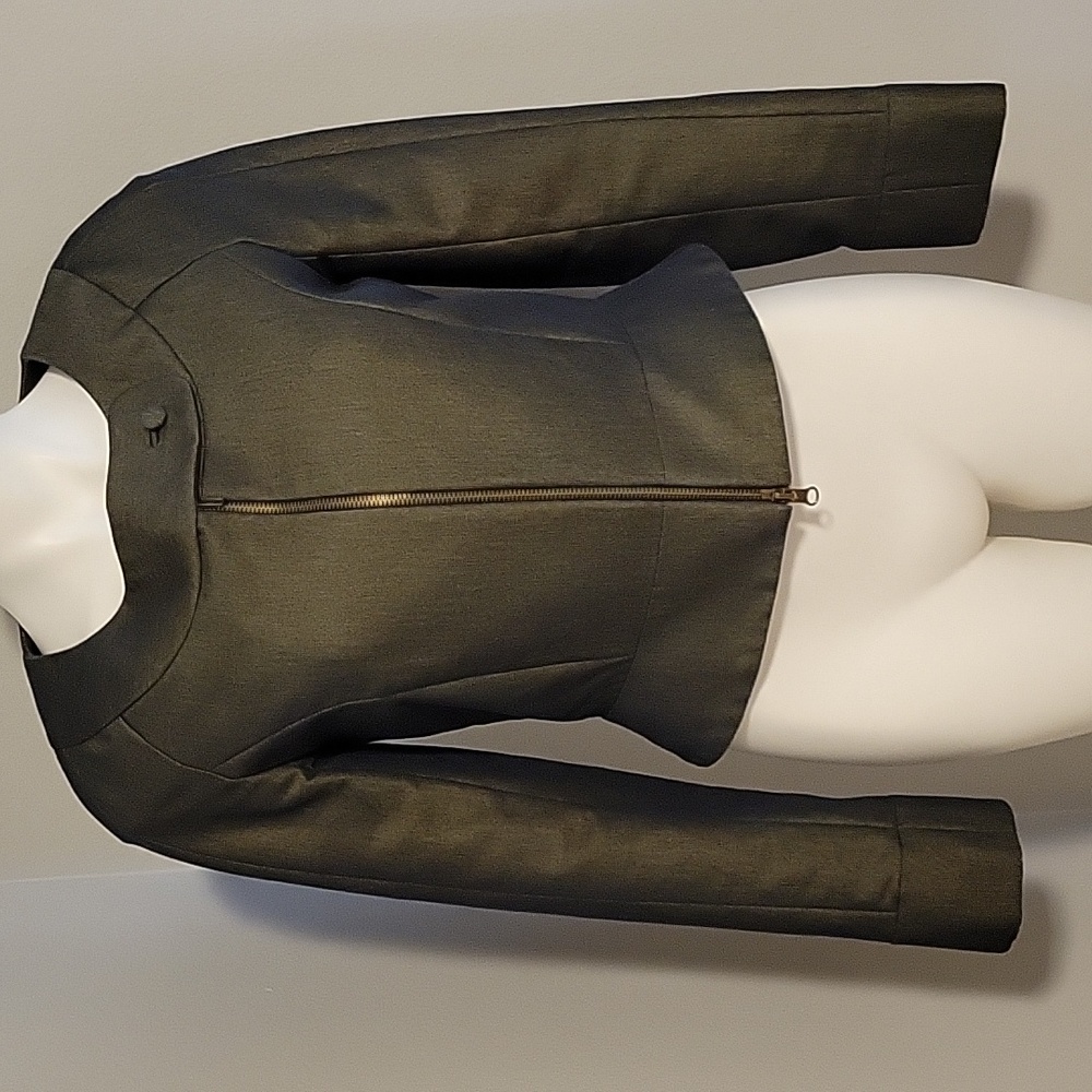 EUC Yigal Azrouel fitted denim blazer